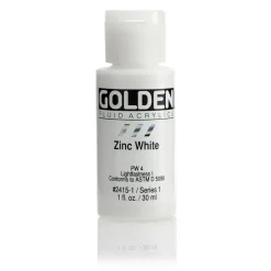 Golden Fluid Acrylics 30 ml - 2415 Zinc White