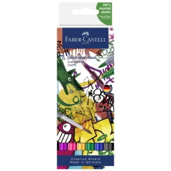 Goldfaber Aqua Dual Marker Set Graffiti – 6 penne med vilde farver