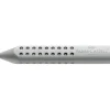 Grip 2001 eraser pen sølv