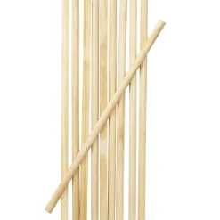 Halvstav af birk til DIY-projekter, 10-pak H: 2 cm L: 60 cm