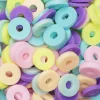 Heishi-perler i rør – skønt mix med pastelfarvede heishis, Ø6 mm