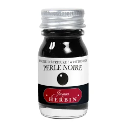 Herbin Fountain Ink 10 ml, blæk til fyldepenne – sort/perle noir