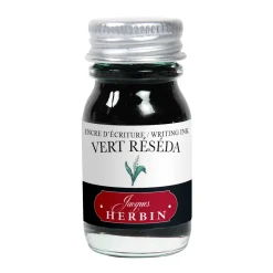 Herbin Fountain Ink 10 ml, blæk til fyldepenne – grøn/vert reseda