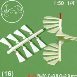 Hermoli spiraltrappe 1:50