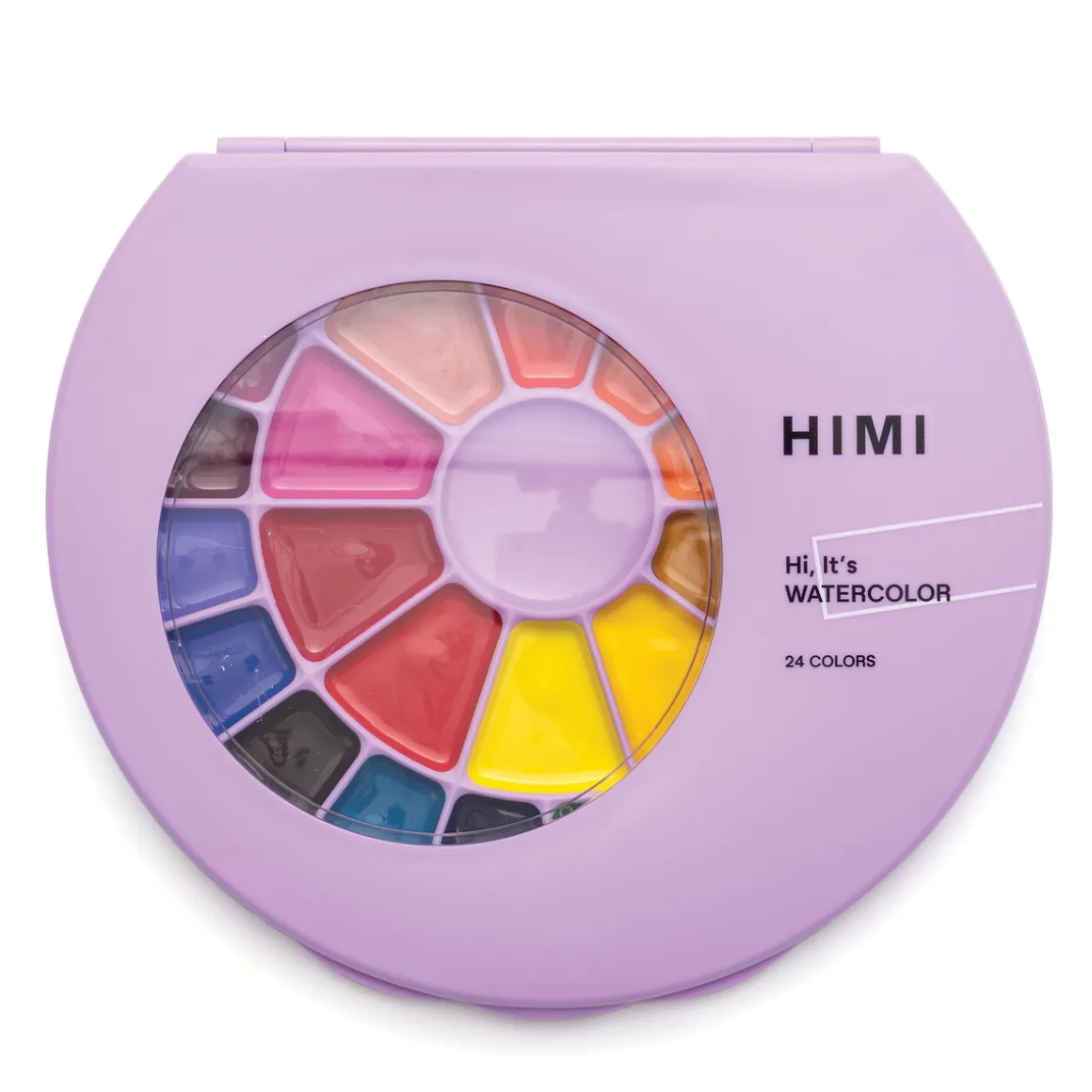 Himi Watercolour Kit, 24 akvarelfarver og 1 pensel
