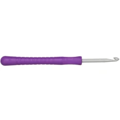 Hæklenål Easy Grip, længde 14 cm Ø4,5 mm –&nbsp;aluminium