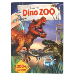 Hobbybog Create your dino, RAWRR dinosaurer! 22×30 cm, 24 sider +200 stickers
