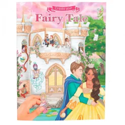 Hobbybog Create Your Fairytale – skab eventyr med 6 ark med flotte klistermærker. 22,5×33 cm