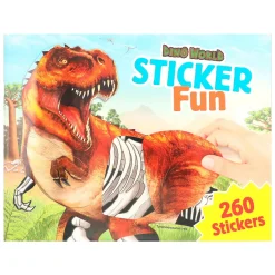 Hobbybog Dino World Sticker Fun – dinosaurer og 260 klistermærker!
