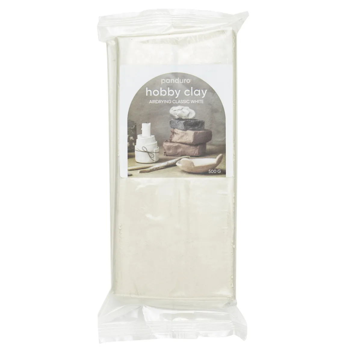 Hobby Clay Classic 500 g hvid