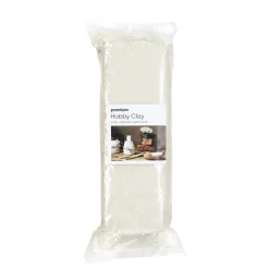 Hobby Clay Classic 2,5 kg lufttørrende hobbyler, hvid