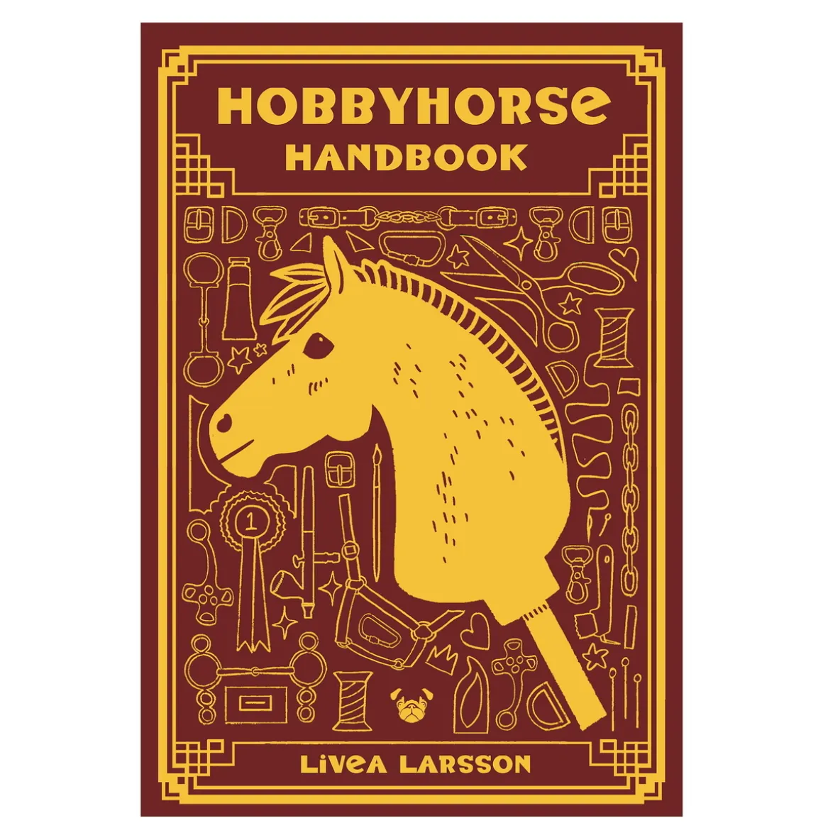Hobbyhorse Handbook, skrevet af Livea Larsson. 206 sider. Engelsk tekst