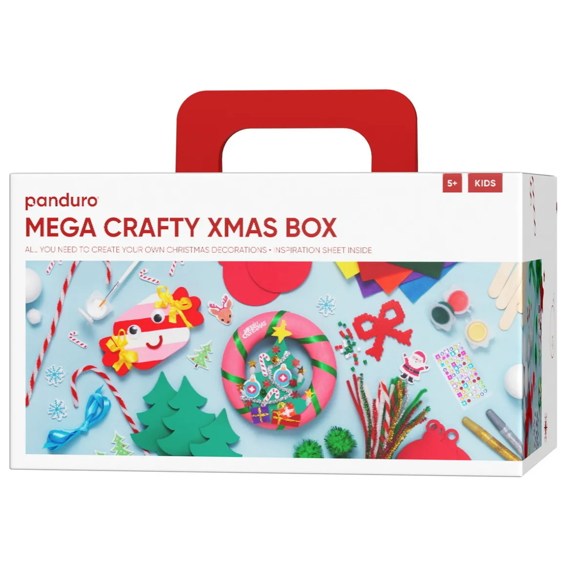 Hobbykasse Mega Crafty Xmas Box, utrolig meget sjov julepynt!