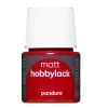 Hobbylak mat 45 ml dark red