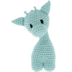 Hooked DIY kit Giraffe Zi Blå