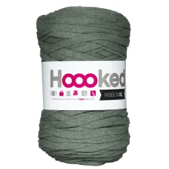 Hooked Ribbon XL garn 250 g armygrøn – RXLSP6 Dried herb