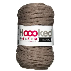 Hooked Ribbon XL garn 250 g mocca – RXL48 Earth taupe