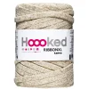 Hoooked Ribbon XL garn Lurex 250 g guld – Golden Glitter