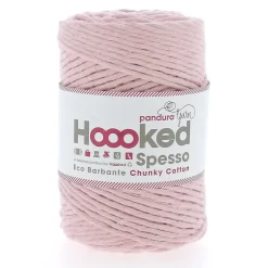 Hoooked Spesso Eco Barbante Chunky Cotton by Panduro Yarn – 500 g lys rosa, Blossom S510