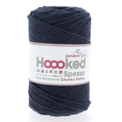 Hoooked Spesso Eco Barbante Chunky Cotton by Panduro Yarn – 500 g marine, Marine S904