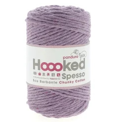 Hoooked Spesso Eco Barbante Chunky Cotton by Panduro Yarn – 500g lilla, Orchid S600