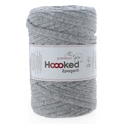 Hoooked Zpagetti Medium tricotgarn 450 g grå – Grey Shades ZP004-12, pris pr. stk.