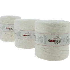 Hoooked Zpagetti Medium tricotgarn 900 g offwhite – Off White shades ZP005-28, pris pr. stk.