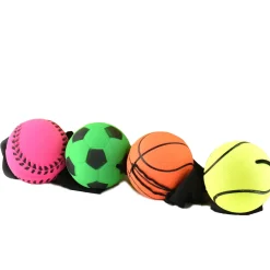 Hoppebold i elastiksnor med armbånd med burrelukning