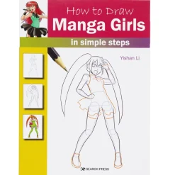 How to draw manga girls in simple steps, af Yishan Li