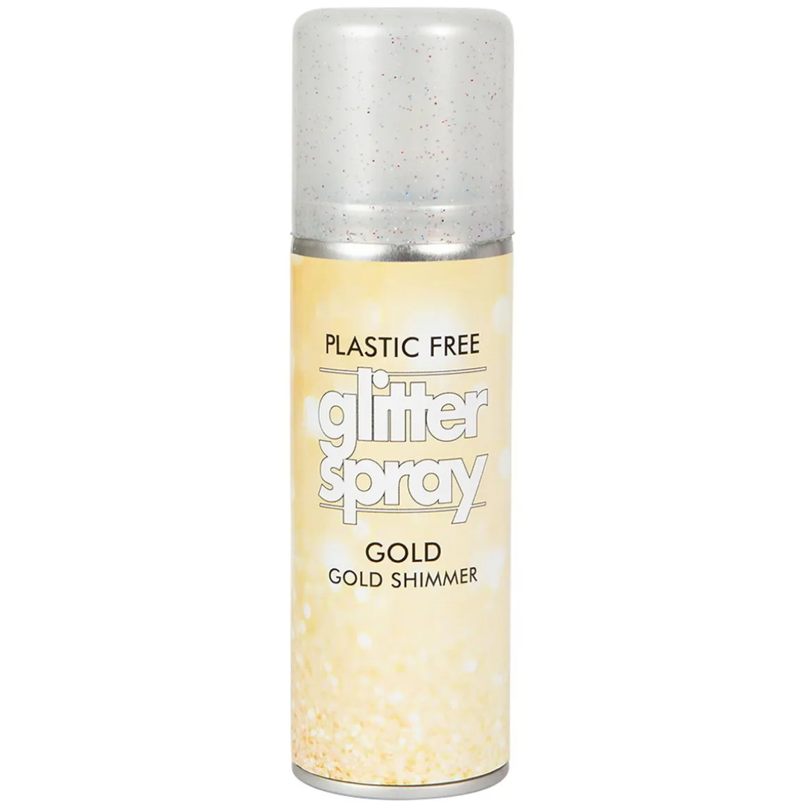 Håspray glitter guld 100 ml – giv håret bling til fest, karneval og udklædning!