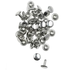 Hulnitter refill Ø9 mm, 20-pak, sølvfarvede. Længde 8/10 mm, 10 par af hver