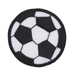 Iron-on applikation fodbold, Ø 50 mm