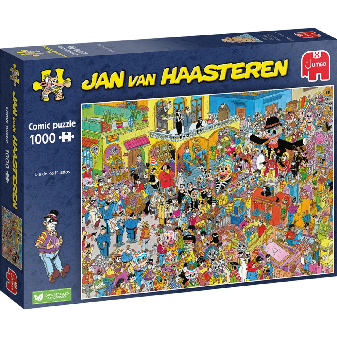 Jan van Haasteren puslespil – Dia de los muertos. 1000 brikker, 49×68 cm