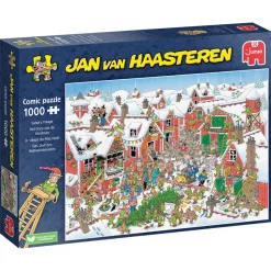 Jan van Haasteren puslespil – Santa´s Village. 1000 brikker, 68x49 cm.