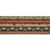 Julepapir, brunt naturpapir med tryk, 5 ruller a 2 meter i 57 cm bredde