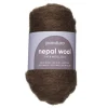 Kartet uld 50 g brun