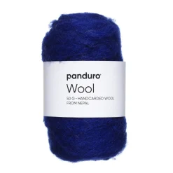 Kartet uld 50 g navy