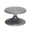 Kavalet Ø17 cm med aftagelig skive, fremstillet af aluminium. Højde 10,8 cm. Vægt 765 gram