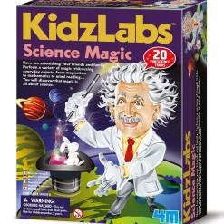 KidzLabs Science Magic – eksperimentæske med 20 sjove naturvidenskabelige tricks!