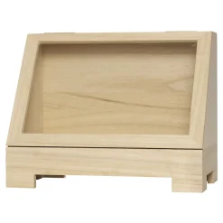 Kikkasse af træ 34x19x7 cm