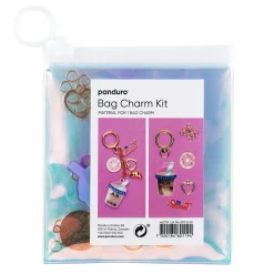 Kit med alt, hvad du skal bruge til at lave et sejt taskevedhæng/nøglering – sweet og sødt!