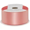 Koralfarvet satinbånd – 25 mm bredt og 8 meter langt