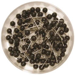 Kortnåle 19 mm 100 stk. sort