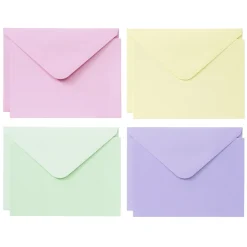 Kortsæt med 30 stk. pastelfarvede kort & kuverter – 127×177 mm / 184×133 mm
