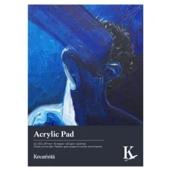 Kreatima Acrylic akrylblok A3 (297×420 mm), 10 ark, 420 g/m²
