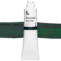 Kreatima Acrylic akrylfarve 120 ml – Hookers Green PB 15:3 PBk 7 PY 74