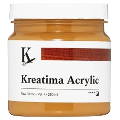 Kreatima Acrylic akrylfarve 250 ml – Raw Sienna PBr 7