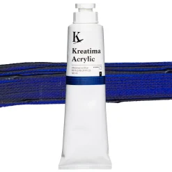 Kreatima Acrylic akrylfarve 120 ml – Ultramarine Blue PB 15:3 PB 29 PV 23
