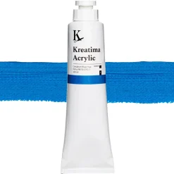 Kreatima Acrylic akrylfarve 120 ml – Cerulean Blue Hue PW 6 PB 15:3 PG 7