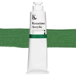 Kreatima Acrylic akrylfarve 120 ml – Chromium Oxide Green PG 17